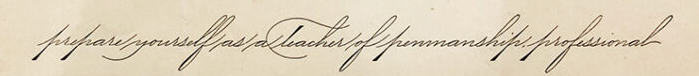 Spencerian script